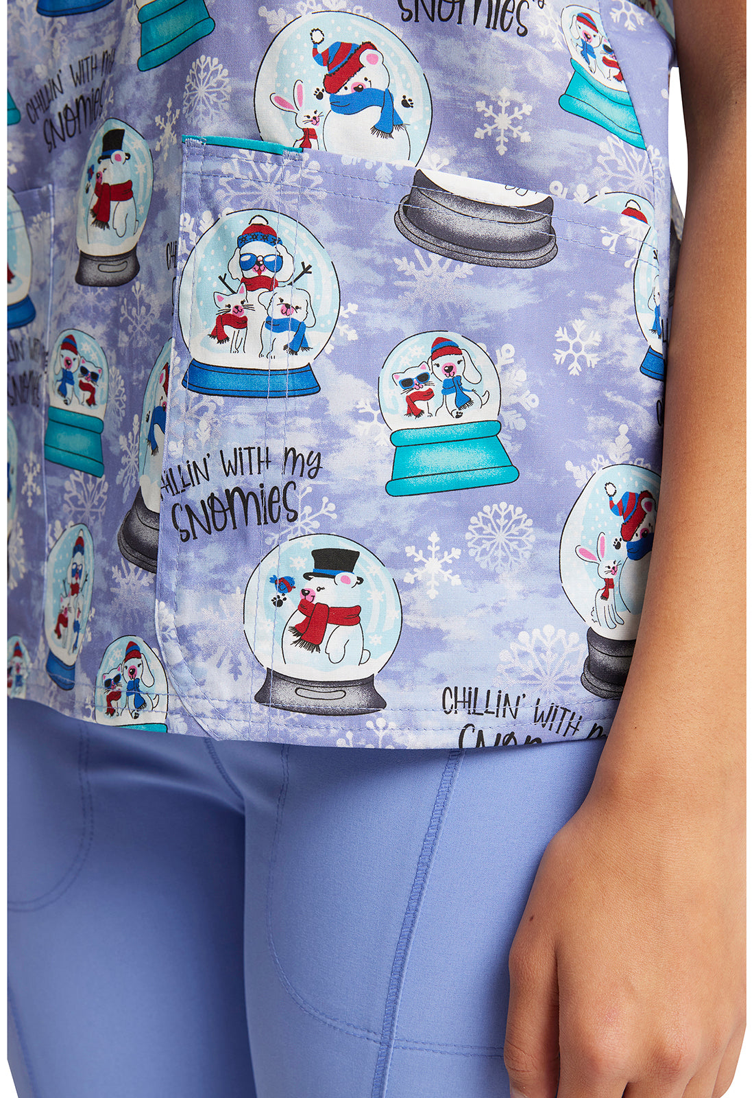 Chillin' Snowmies V-Neck Top