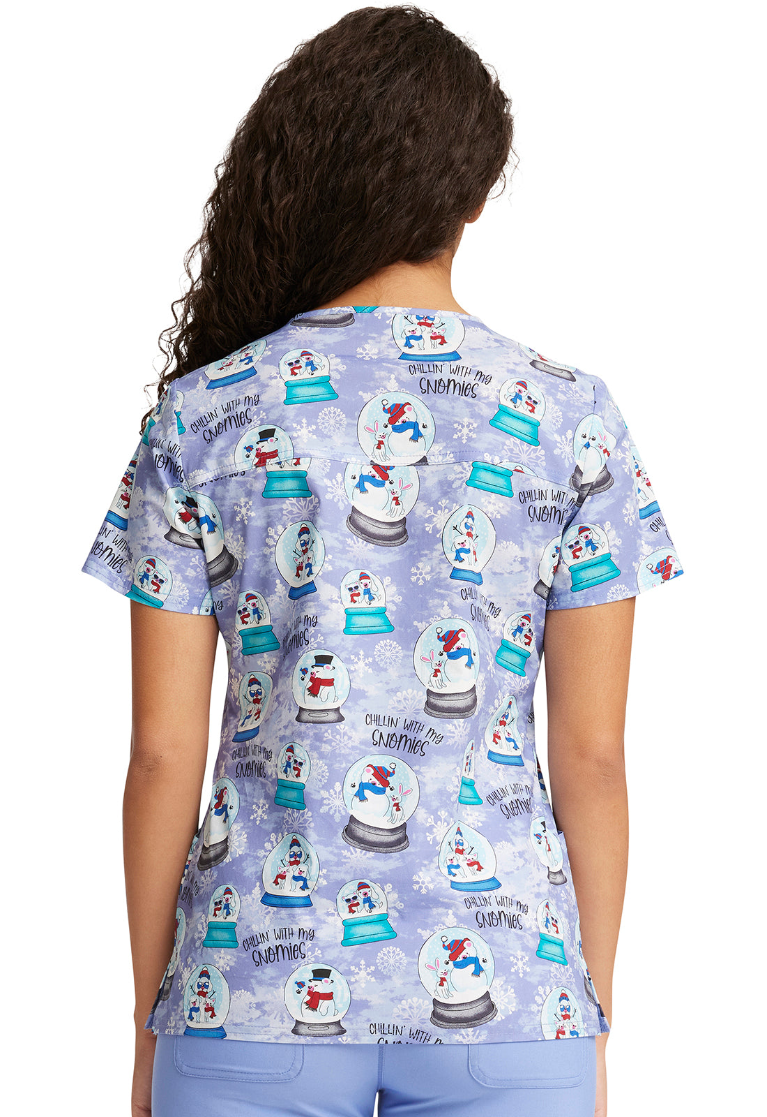 Chillin' Snowmies V-Neck Top