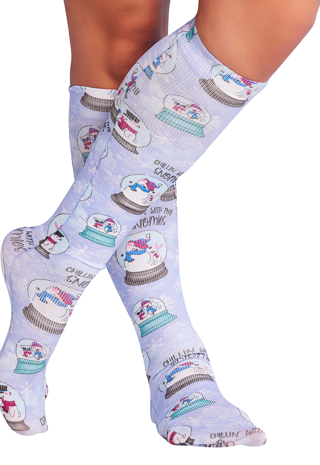 Chillin' Snowmies Compression Sock