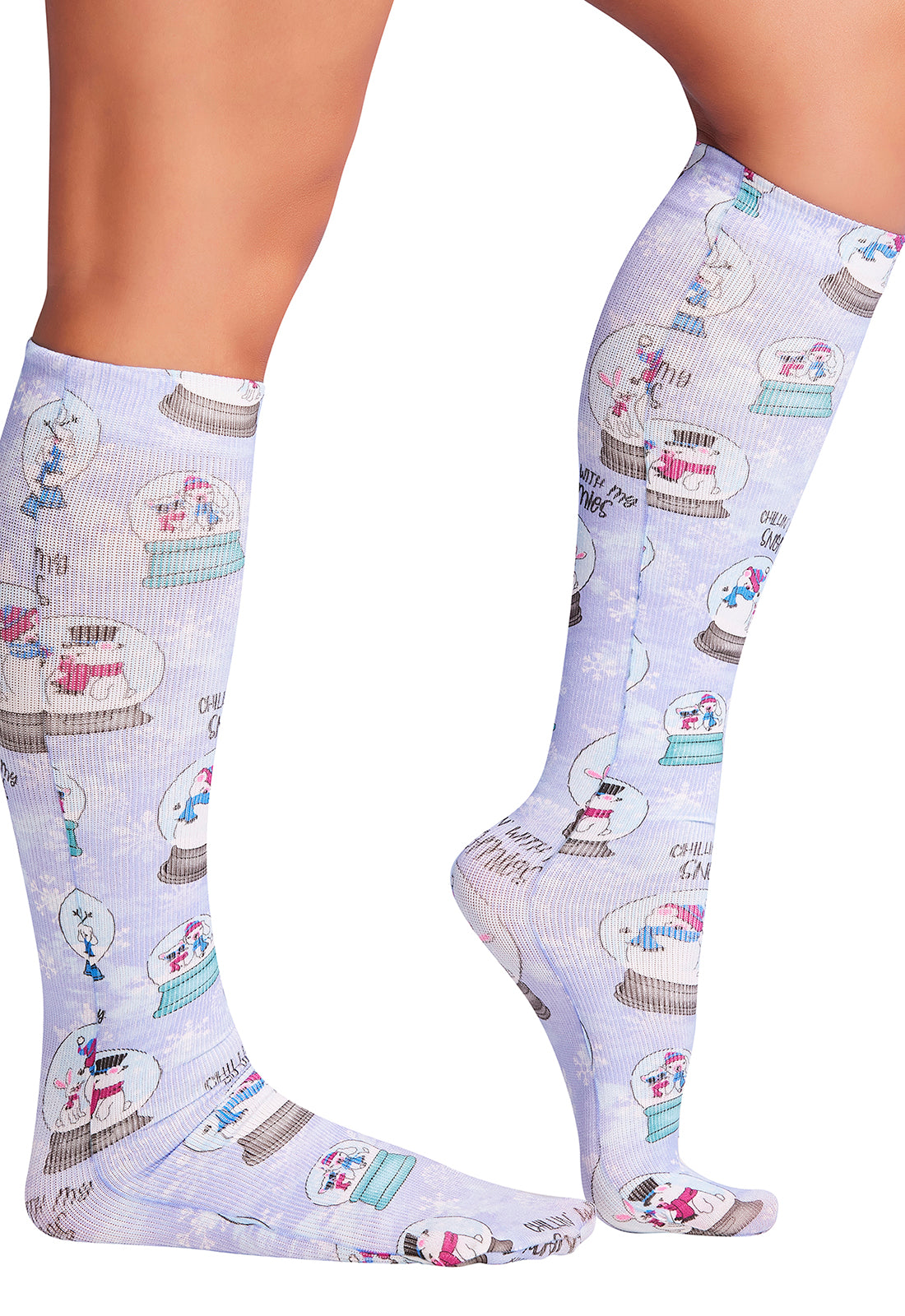 Chillin' Snowmies Compression Sock