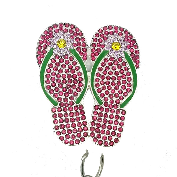 Flip Flops Badge Reel