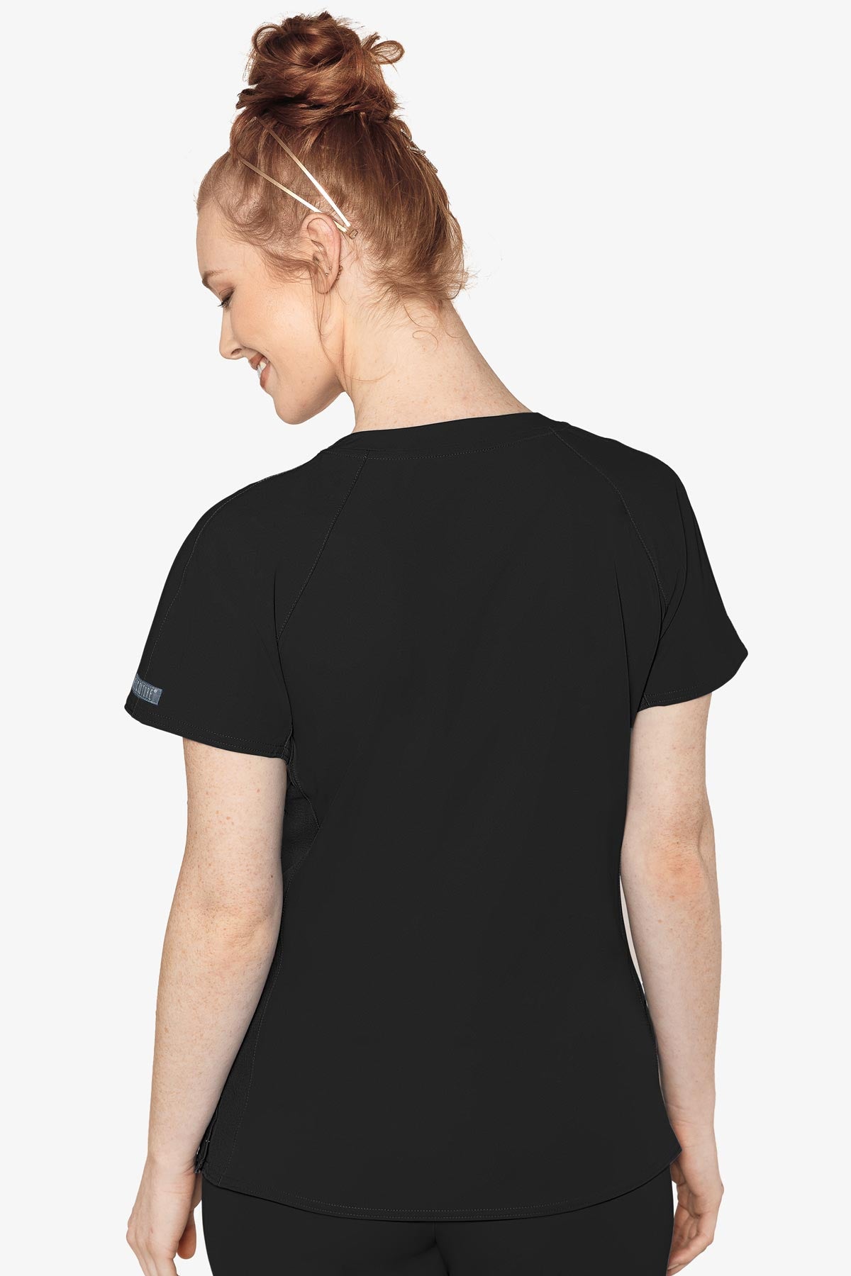 Peaches Raglan Scrub Top