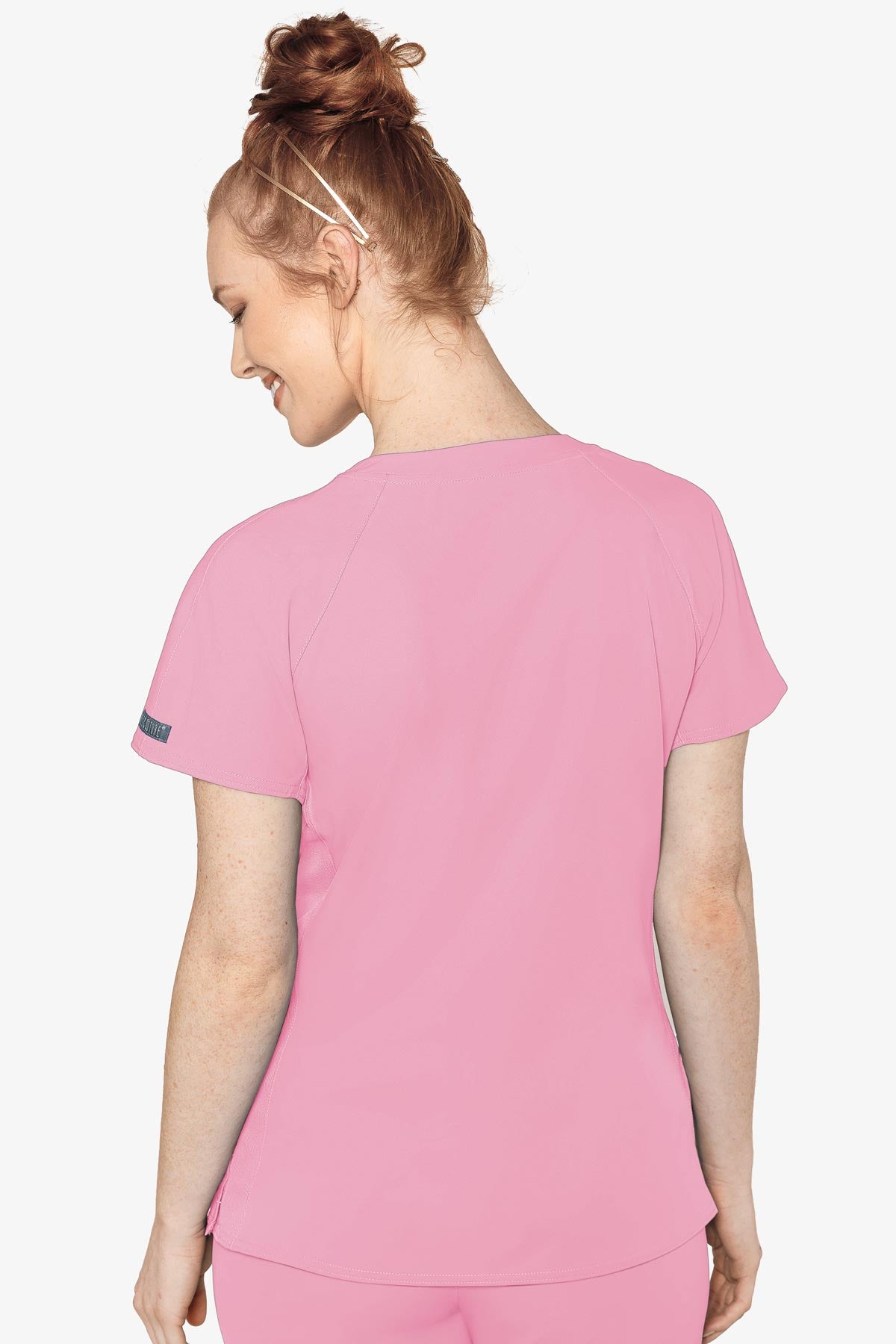 Peaches Raglan Scrub Top