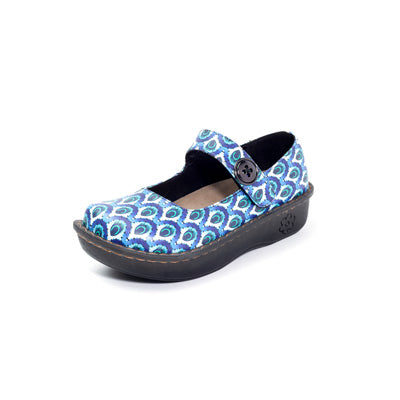 Jane Nursing Shoe in Blue Peacock