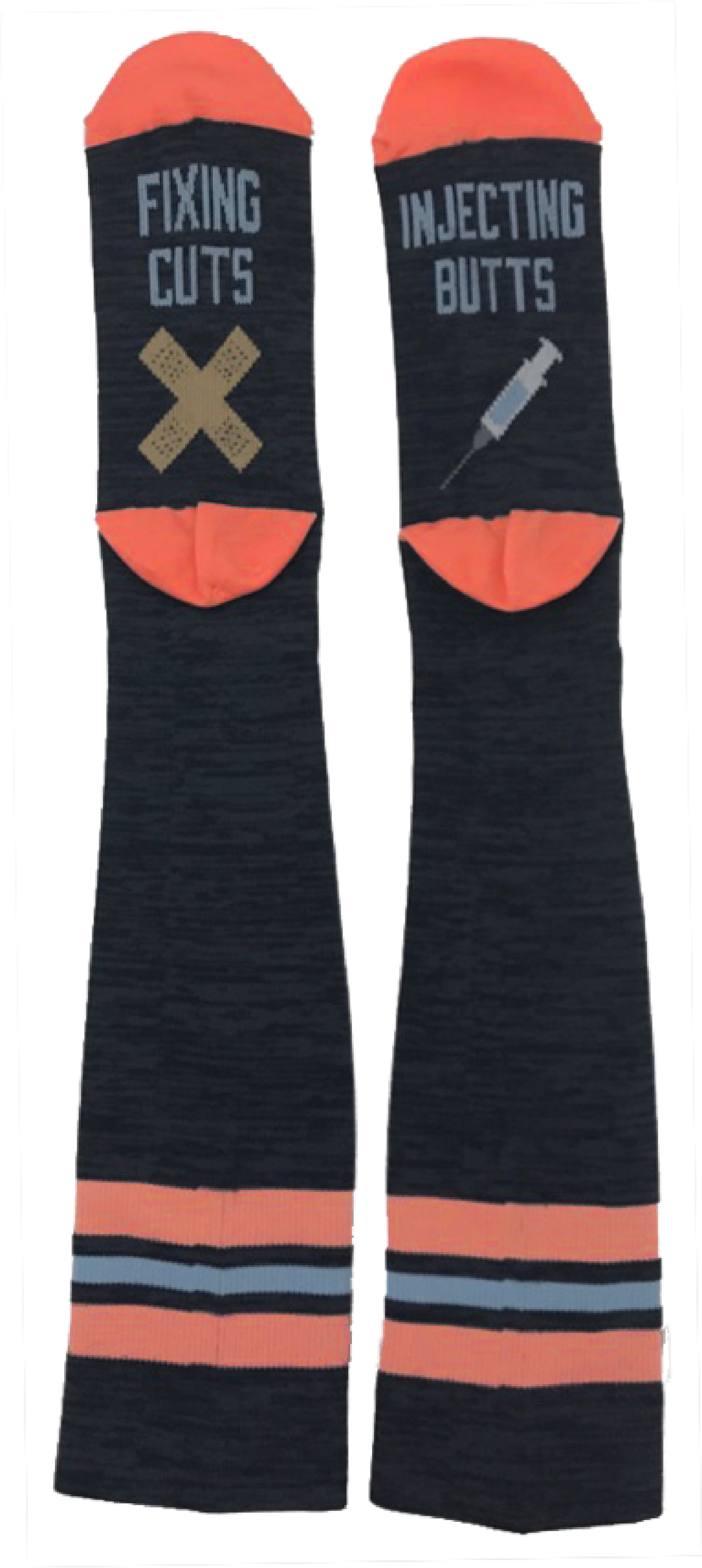 Fixing Cuts, Injecting Butts Compression Socks