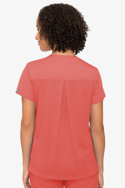 Touch V-Neck Knit Back Top