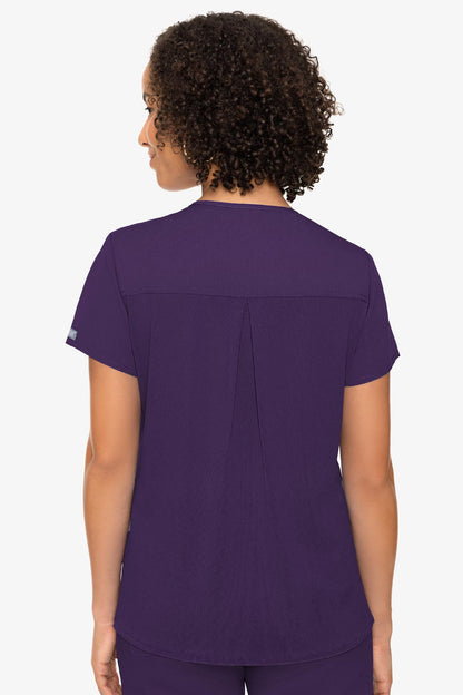 Touch V-Neck Knit Back Top