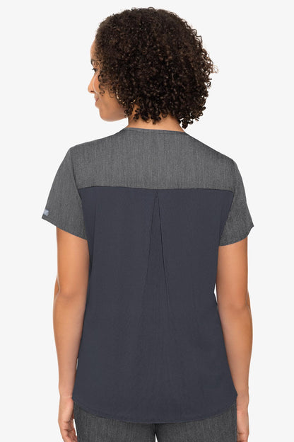 Touch V-Neck Knit Back Top