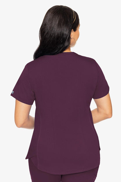 Touch V-Neck Shirttail Top