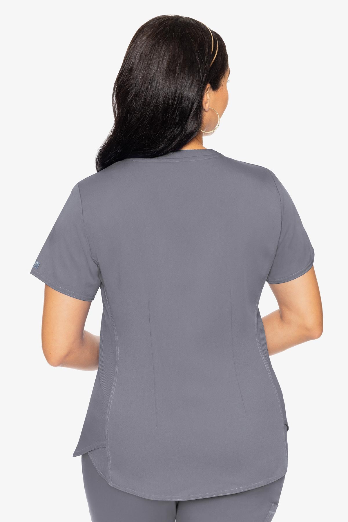 Touch V-Neck Shirttail Top