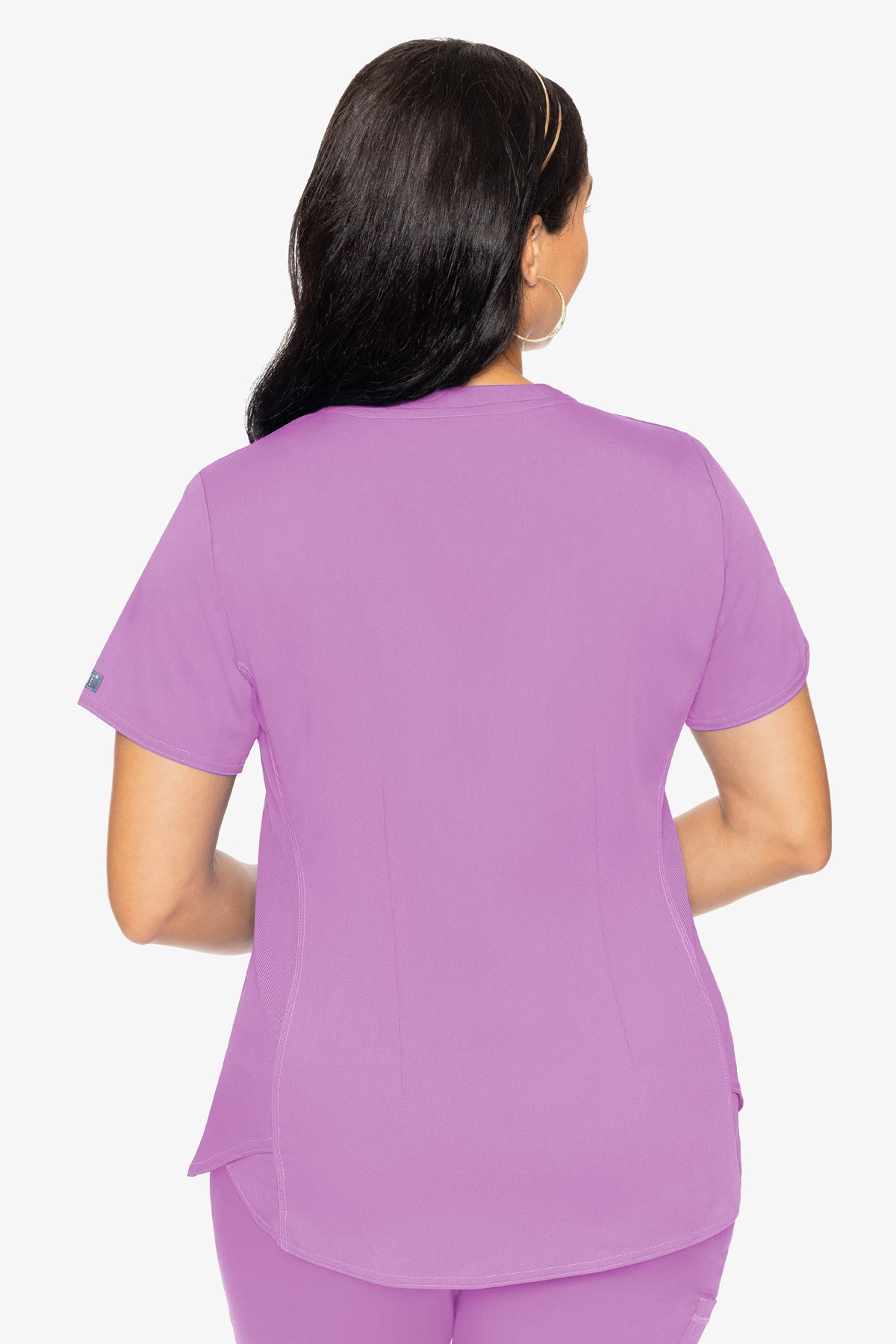 Touch V-Neck Shirttail Top