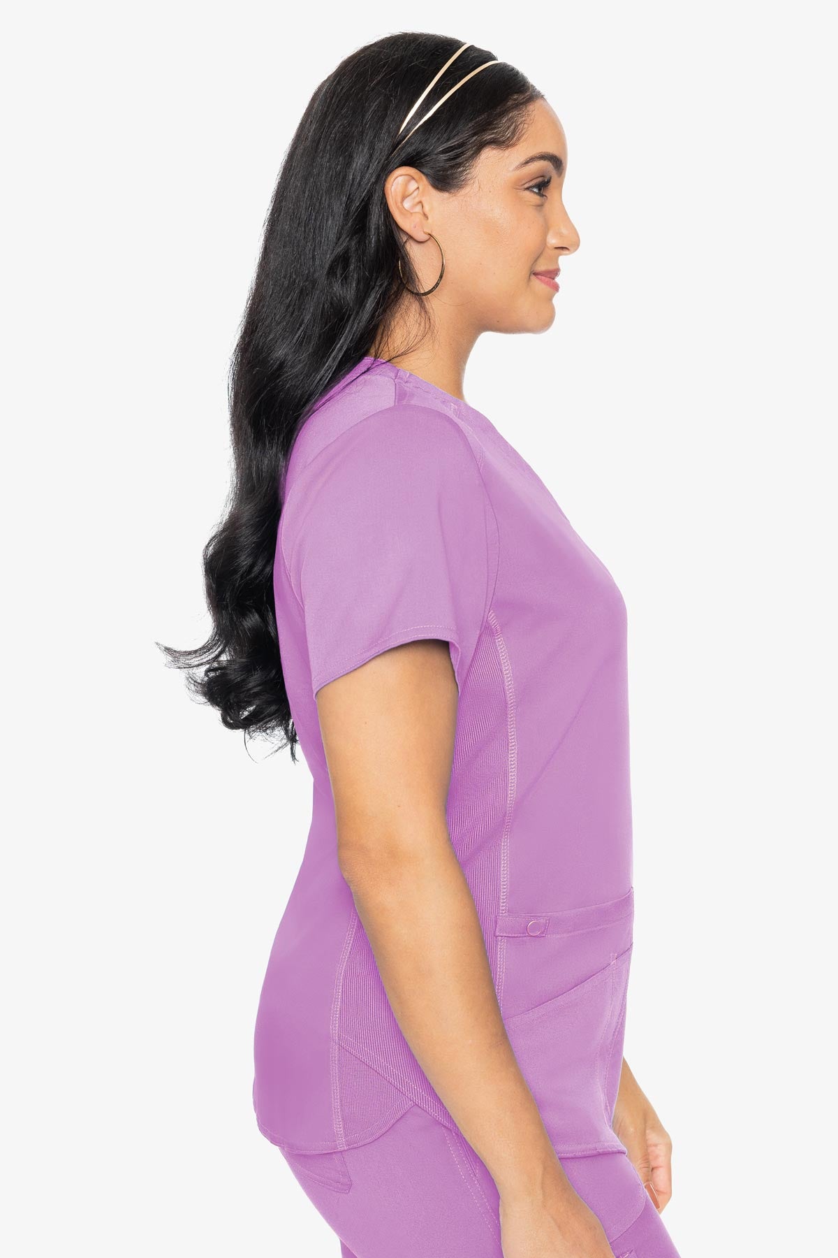 Touch V-Neck Shirttail Top