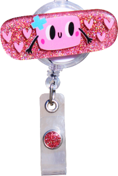 Glitterific Badge Reel Bandaid