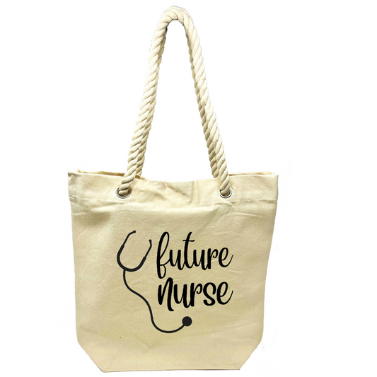 Future Nurse Canvas Tote Bag