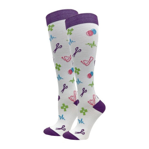 Premium Medical Hearts Fashion Compression Sock